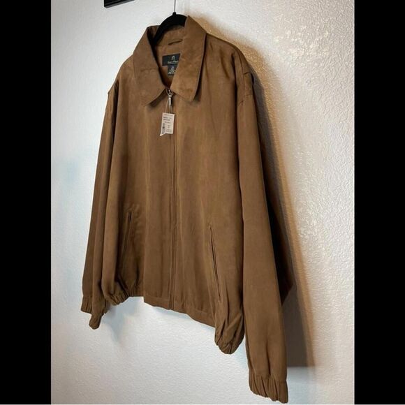 Gary Player men’s brown collared zip up jacket size XL - Picture 12 of 12